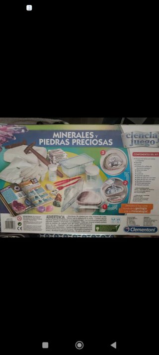 Juego Ciencia.Minerales y Piedras Preciosas,NUEVO