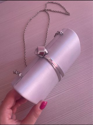 Pochette cerimonia con scatola e sacchetto incluso