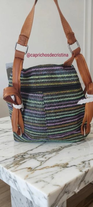 Mochila Antirrobo Multicolor 32x30 cm.SOLO ENVIO
