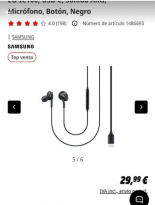 Auriculares Samsung AKG USB-C Originales