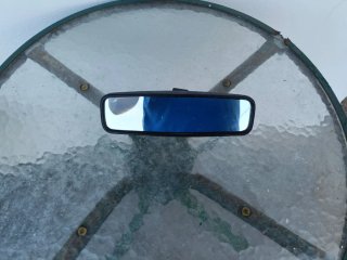 Espejo retrovisor interior coche antiguo