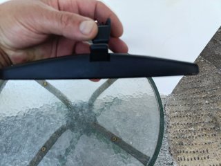 Espejo retrovisor interior coche antiguo