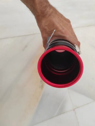 Tubo Flexible Turbo Rojo