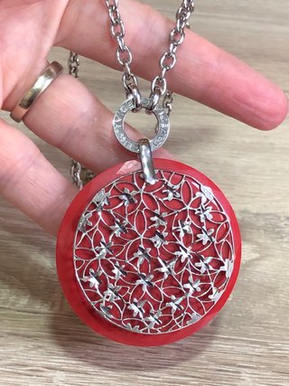 Colgante Viceroy Plata y Rojo Nuevo