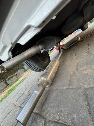 Tubo de escape Golf mk2