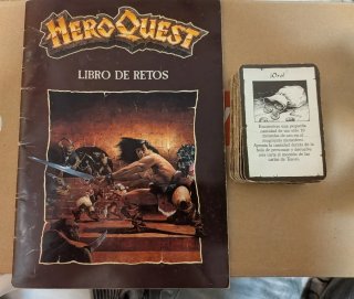 HeroQuest Libro de Retos y Cartas