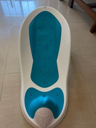 Reductor Bañera Bebé Azul y Blanco