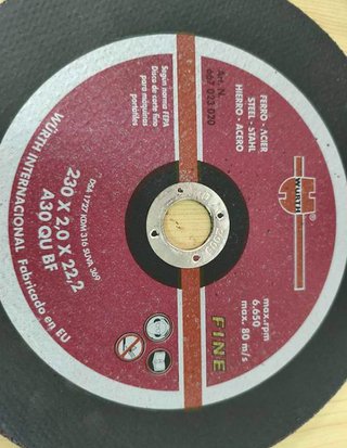Discos de corte CODOFLEX y WURTH 230/180/125/115