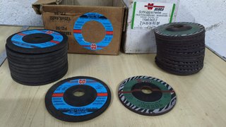 Discos de corte CODOFLEX y WURTH 230/180/125/115