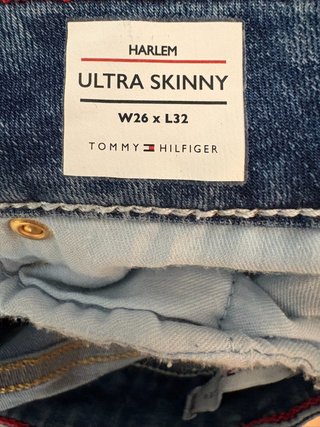 Tommy Hilfiger Skinny Jeans Mujer W26 L32 Azul 36