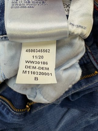 Tommy Hilfiger Skinny Jeans Mujer W26 L32 Azul 36