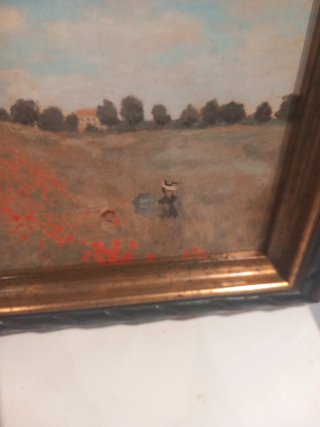 Cuadro Óleo Claude Monet Campo Amapolas