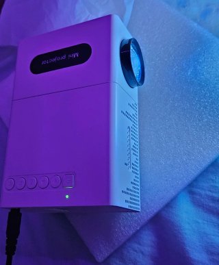 Mini proyector Q1 blanco