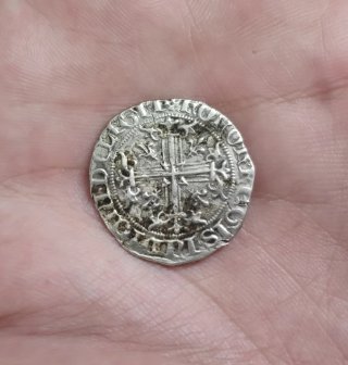 Moneda Medieval Plata escucho oferta
