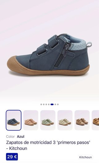 Zapatos botín barefoot Kitchoun Azul