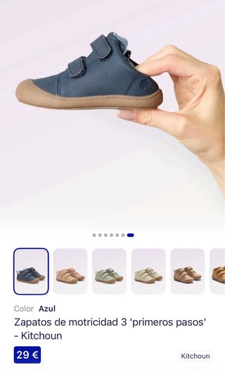 Zapatos botín barefoot Kitchoun Azul