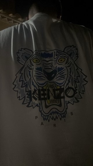 Camiseta Kenzo Blanca Talla M