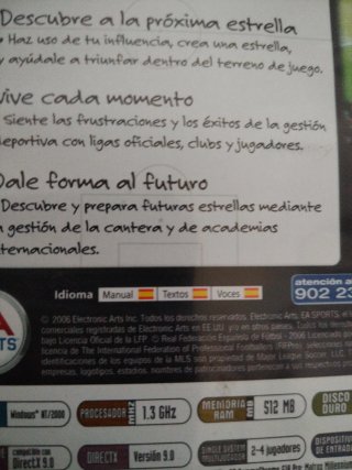 Juego de PC Juego Total Club Manager 07