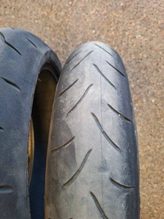Bridgestone BT016R 180/55R17 + 120/70R17