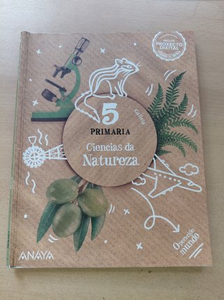Ciencias da Natureza Quinto de Primaria Anaya
