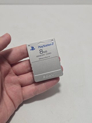 Carta di memoria PS2 Sony argento - memoria play2 argento