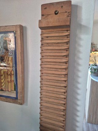 Molde antiguo para fabricar cigarros