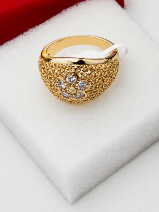 Anillo Xuping- Color Oro 14k - Talla 8