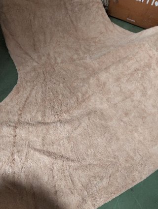 Alfombra irregular 250x290 cm en algodón Francine
