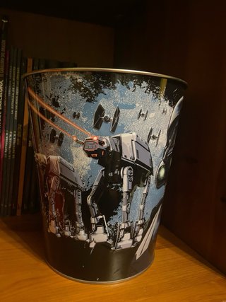 STAR WARS -palomitero + vaso+ paja