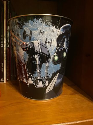 STAR WARS -palomitero + vaso+ paja