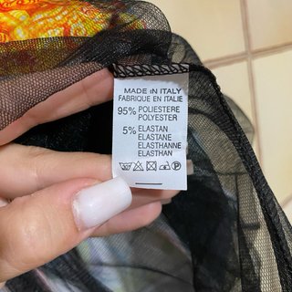 Abito fantasia maiolica multicolore - taglia unica