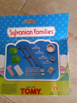 Sylvanian Families Set de secado Tendedero
