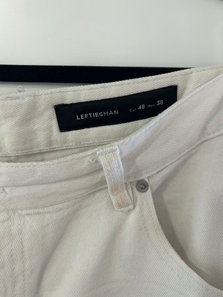 Bermudas vaqueras blancas