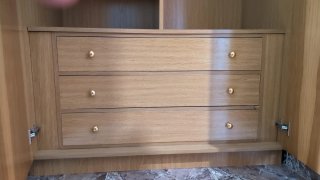 Armario ropero 4 puertas roble 112x240 con altillo