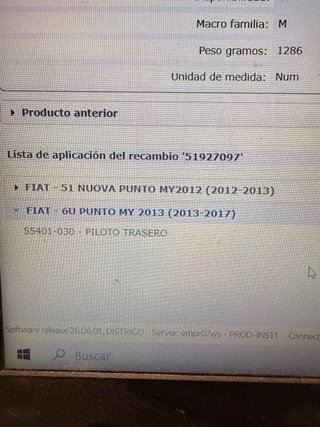 Piloto izquierdo trasero Fiat