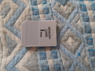 Carta di memoria PS1 1MB Sony Bianca