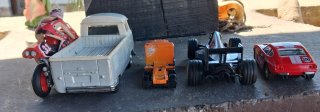 Lote 5 coches de juguete