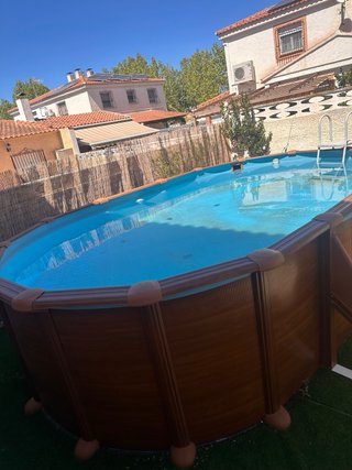 Piscina desmontable estructura metal