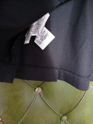 Falda Zara negra plisada Talla 36