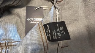 Cazadora Vaquera GOV DENIM Talla L Hombre