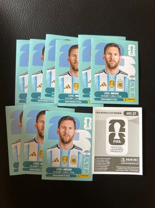10 Figurine Messi Panini FIFA World Cup 2026