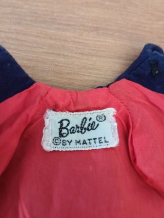 Mantellina Barbie blu e open toe bianche #991