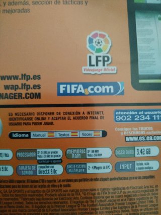 Juego de Pc FIFA Manager 09