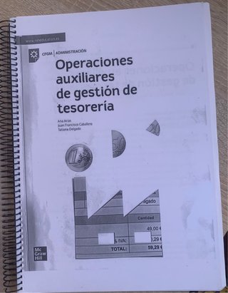 Libro de tesorería en fisico