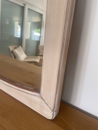 Espejo de madera macisa restaurado
