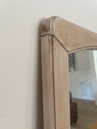 Espejo de madera macisa restaurado