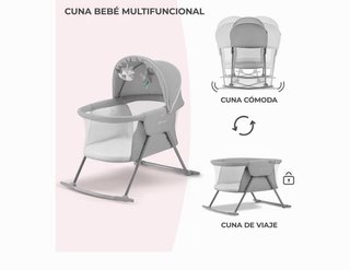 Cuna de viaje Kinderkraft moisés