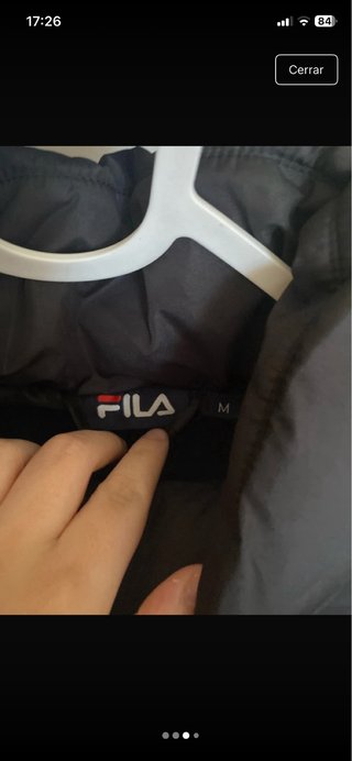 Chaqueta Fila acolchada negra