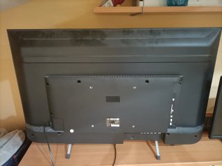 Televisión TD Systems Negra/Plateada