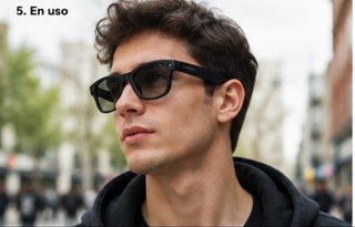 Gafas Inteligentes Cámara + Estuche Carga